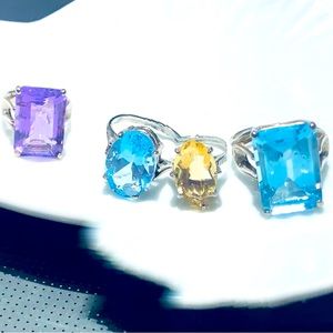Blue Topaz Ring (Custom Set)Or Loose Stone ranges from .25 ct to 35 ct